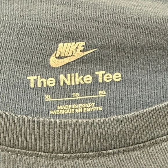 Nike Kids Blue Tee with Bold Graphic - Picture 3 of 3